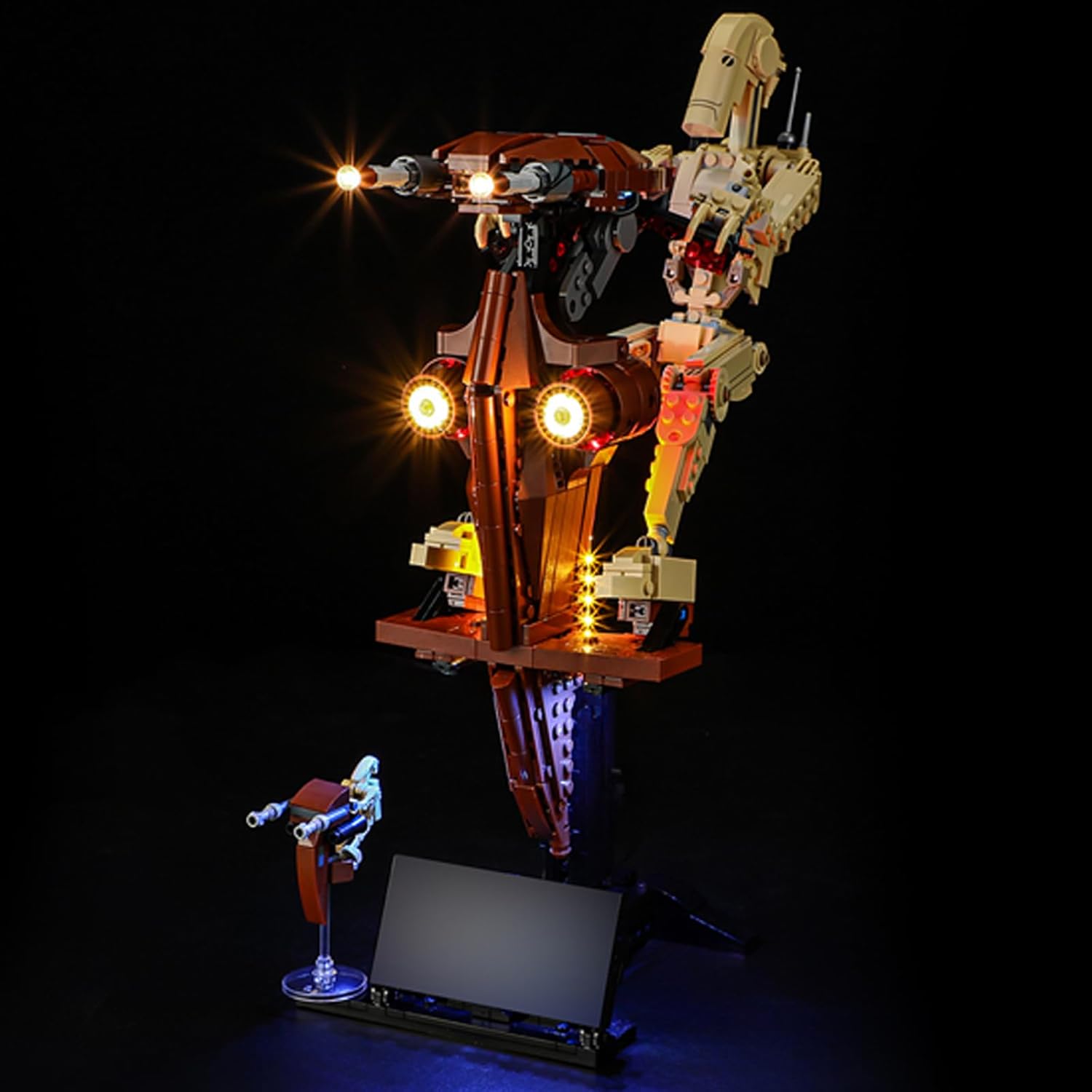 LED Light Kit for Lego 75394 Star Wars Imperial Star Destroyer Set, Blue Underglow Lights Compatible with Lego 75394 Set (Not Include Blocks Set)