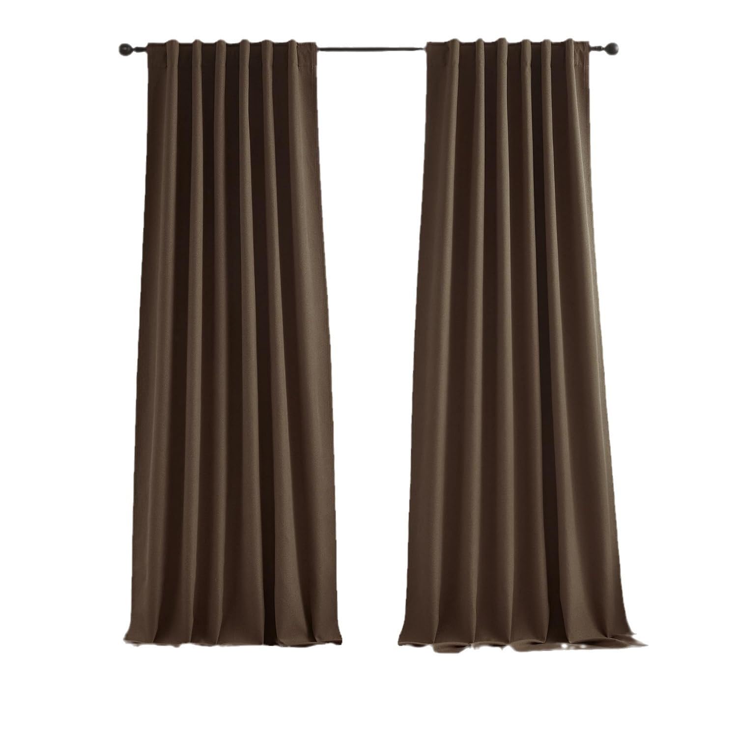 Tenda oscurante con isolamento termico, stile moderno, effetto lino, 280 x 245 cm, a risparmio energetico, protezione dal freddo, per soggiorno e camera da letto, elegante tenda per la privacy
