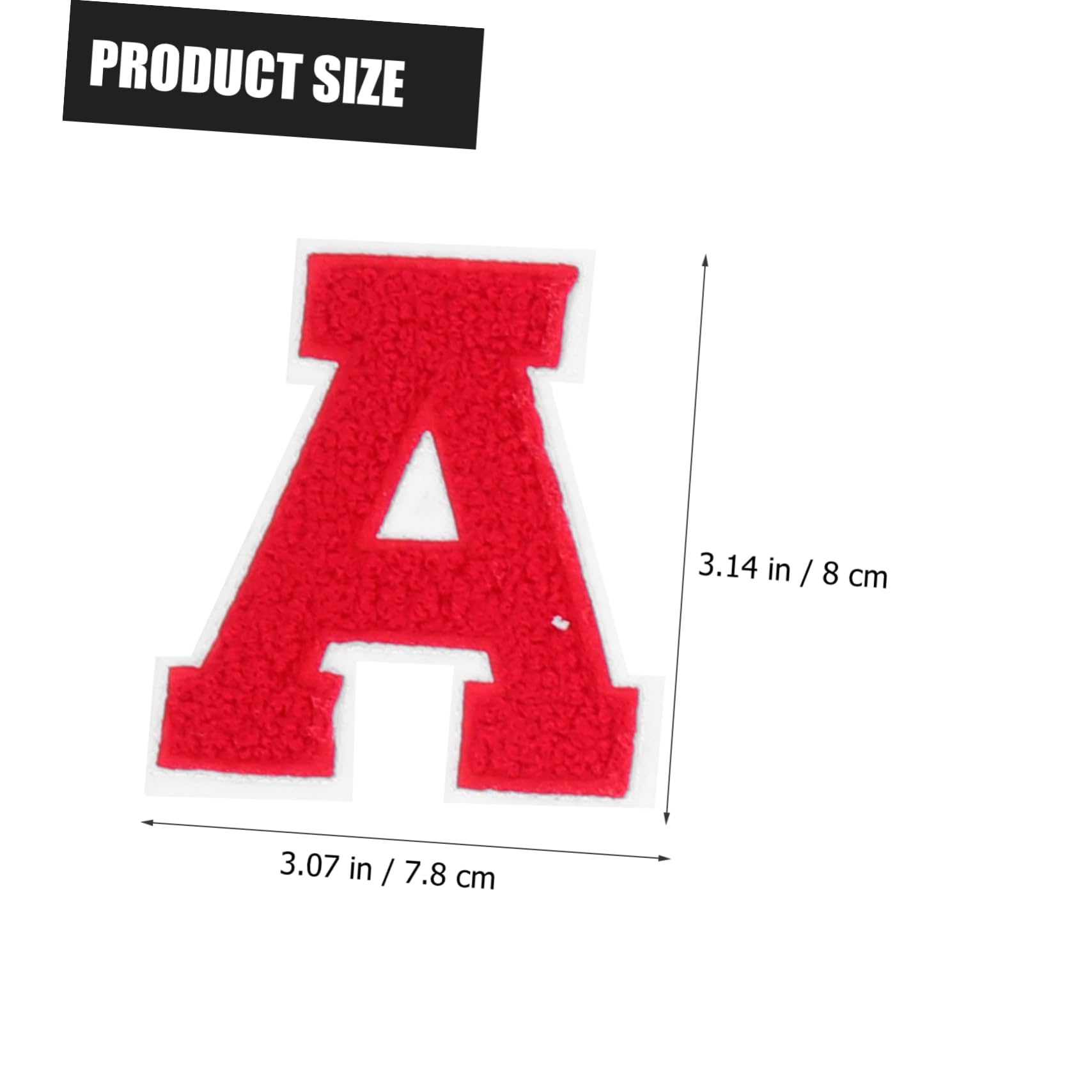 Artibetter Parches De Logotipo Bordados Con Letras Para Ropa Parches De Chenilla Para Coser Con Letras Parches Para Ropa Con Sombreros Chaquetas Adornos 26 piezas x 4