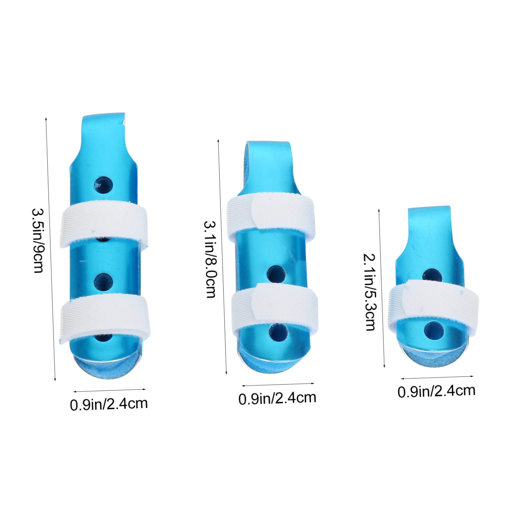 FOMIYES Portable 3pcs Metal Sponge Splints Easy to Fix and Adjust Thumb Stabilizer Right Hand