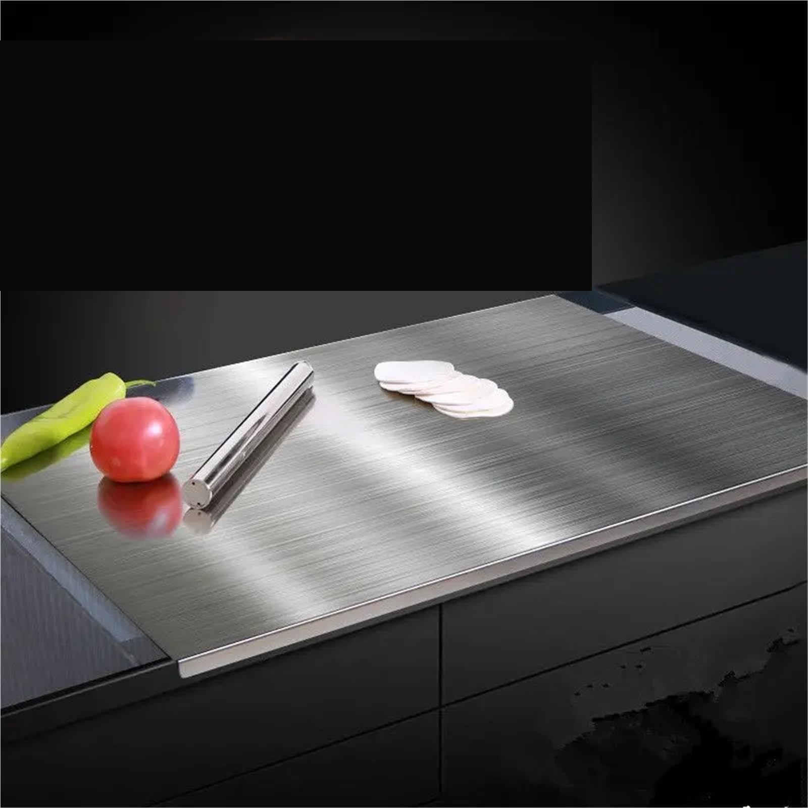 Tabla De Cortar Acero Inoxidable Tabla de cortar acero inoxidable 304: for cocina, que sirve como panel for amasar, enrollar y hornear(60 60cm,1.5mm thikness)