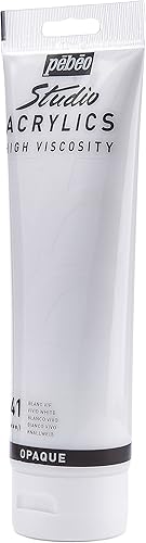 Vista 113 de Pebeo Studio Acrílicos de Alta Viscosidad, Acrílico Fino, 250 ml - Azul Turquesa