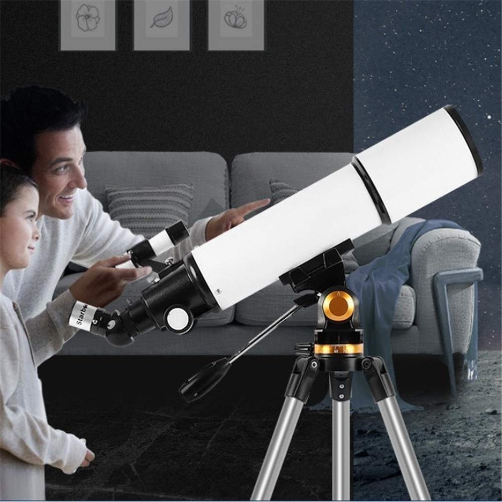 Telescopio astronomico rifrattore per Principianti Portatile per Bambini e Adulti e Accessori Inclusi Telescopio per Principianti Regolabile per Bambini Adulti Good
