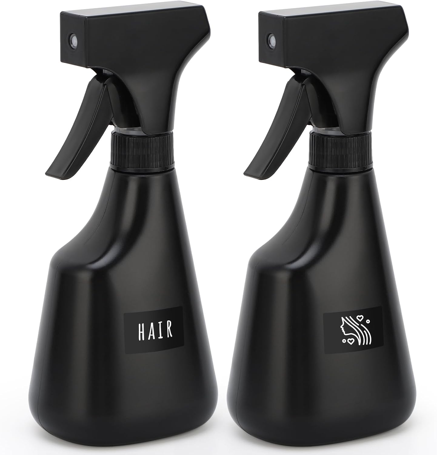 Segbeauty Sprühflasche, Spray Bottle 450ml, 2 Stück Sprühflasche Haare