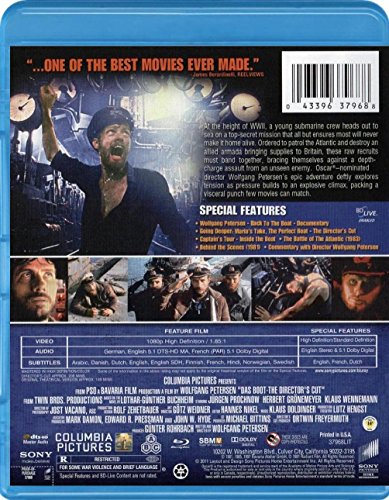 Image of Das Boot - 2-Disc Collector's Set (Uncut) [Blu-ray] (1981) | Imported from USA | Region Free | 208 min | Sony Pictures | Adventure Drama Thriller | Director: Wolfgang Petersen