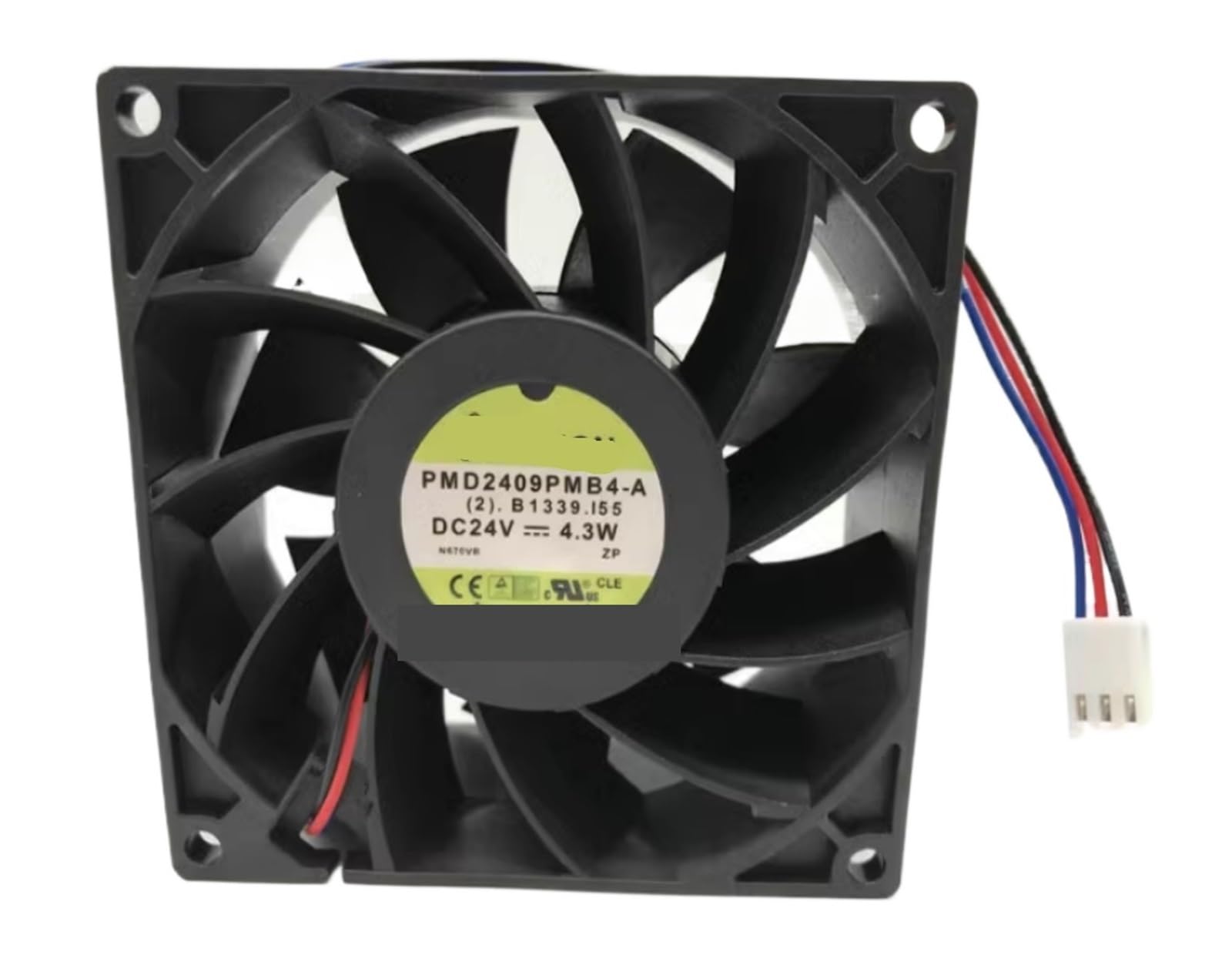 QNEZIQTMH 9038 PMD2409PMB4-A 24V 4.3W 3-Wire Inverter Cooling Fan