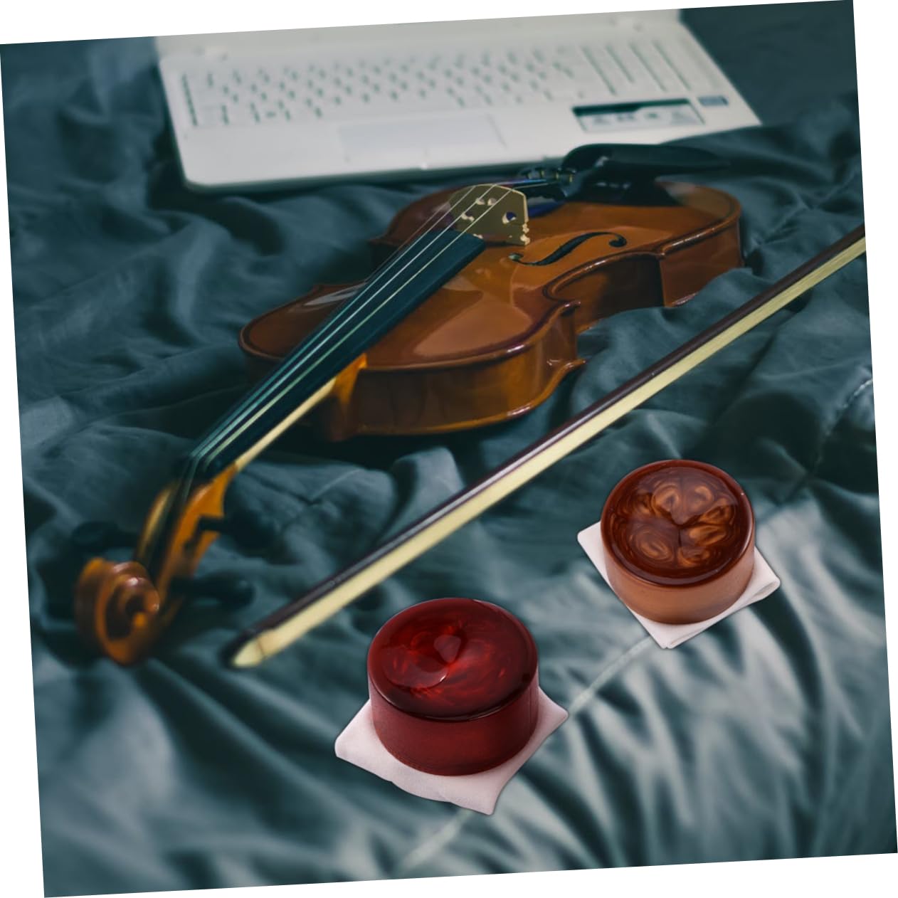 VANZACK 2pcs Block Instruments Violin Cello Viola Erhu