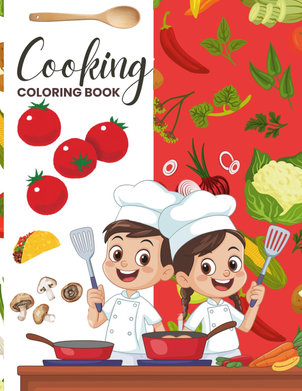 Cook & Color: A Cooking Adventure Coloring Book