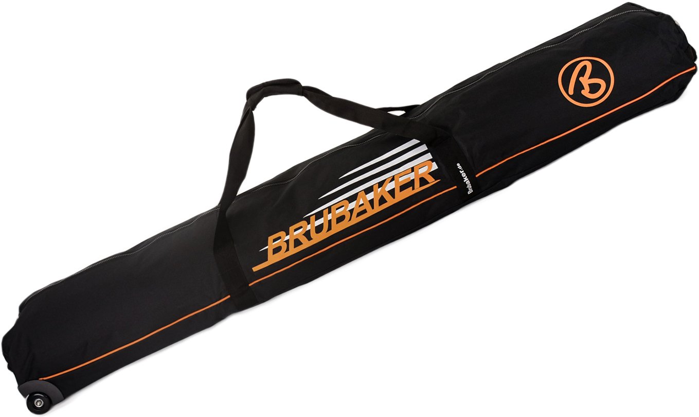 Brubaker Race Champion - Bolsa de esquí con ruedas para 2 pares de esquís y bastones
