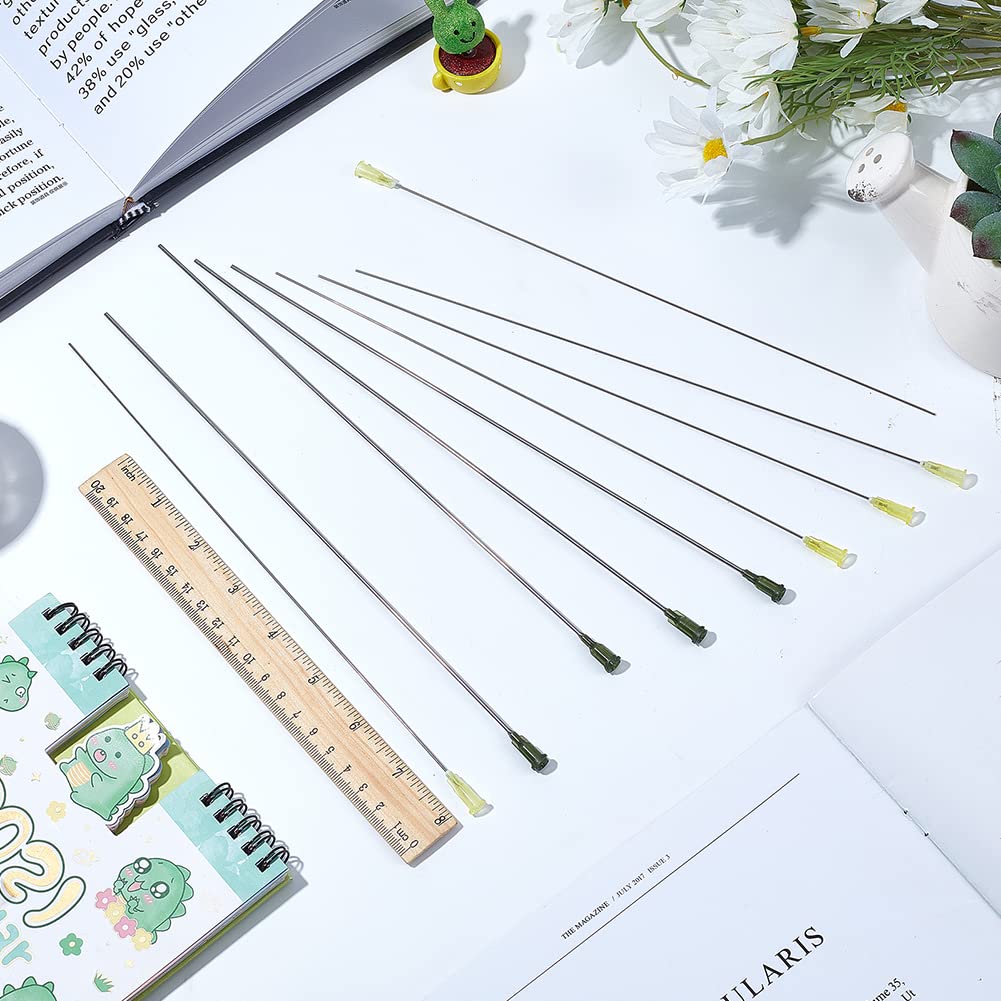 BENECREAT 144 Stuks 1,27 cm 12 Verschillende Gauge Blunt Tip Spuitnaalden Dispensernaald met Luer Lock voor het Bijvullen van E-Liquid Inkten en Spuiten