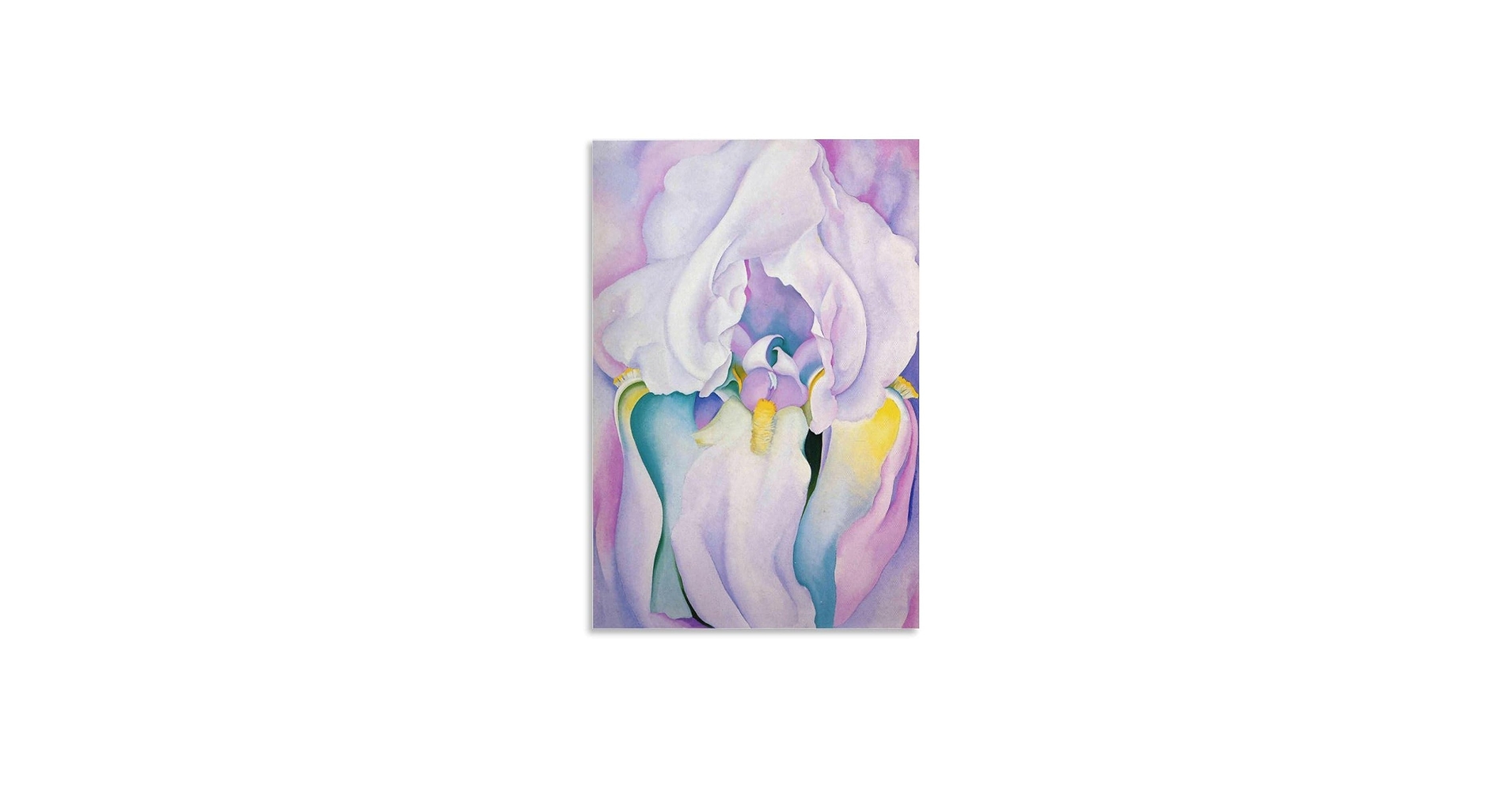 IA O'KEEFFE ポスター 1970's ヴィンテージ Georgia O'Keeffe 額入りポスター