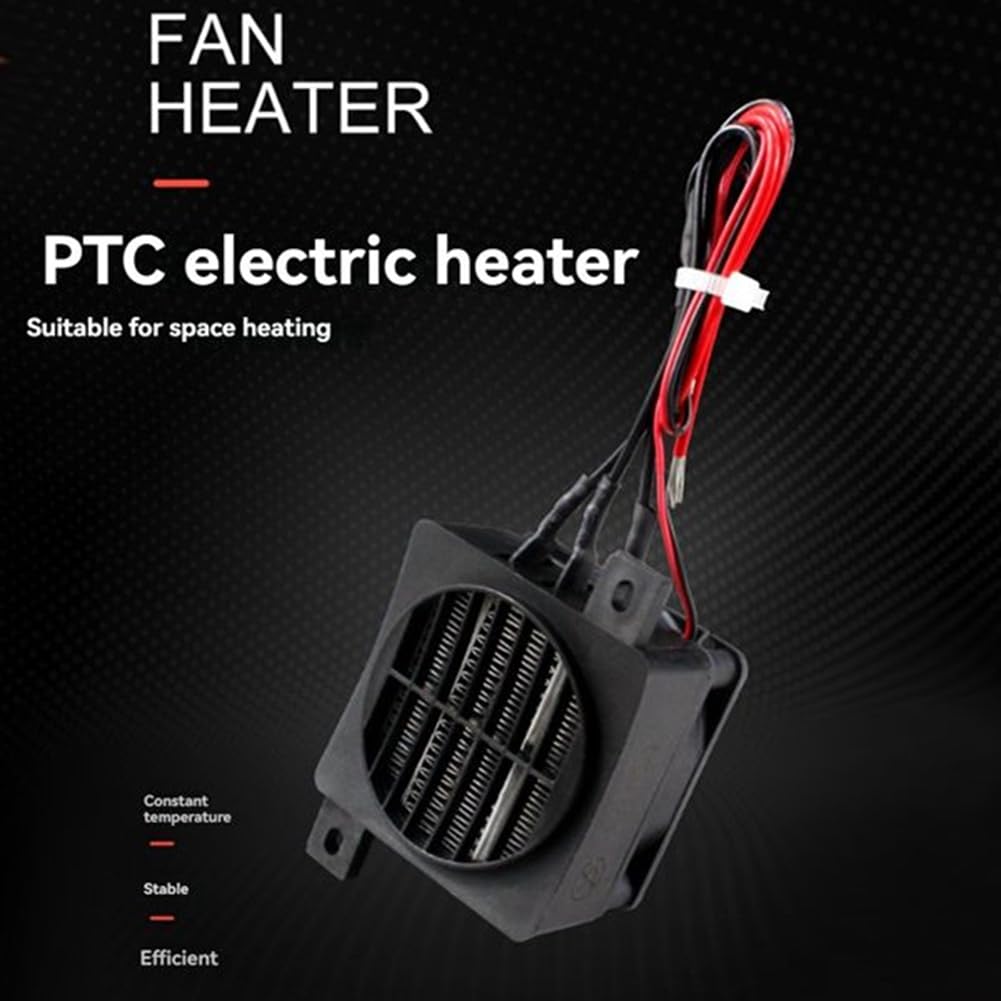 Isolierter 12V 50W PTC-Heizstab Keramik Konstanttemperatur-Elektrotyp mit Lüfter Isolierheizung