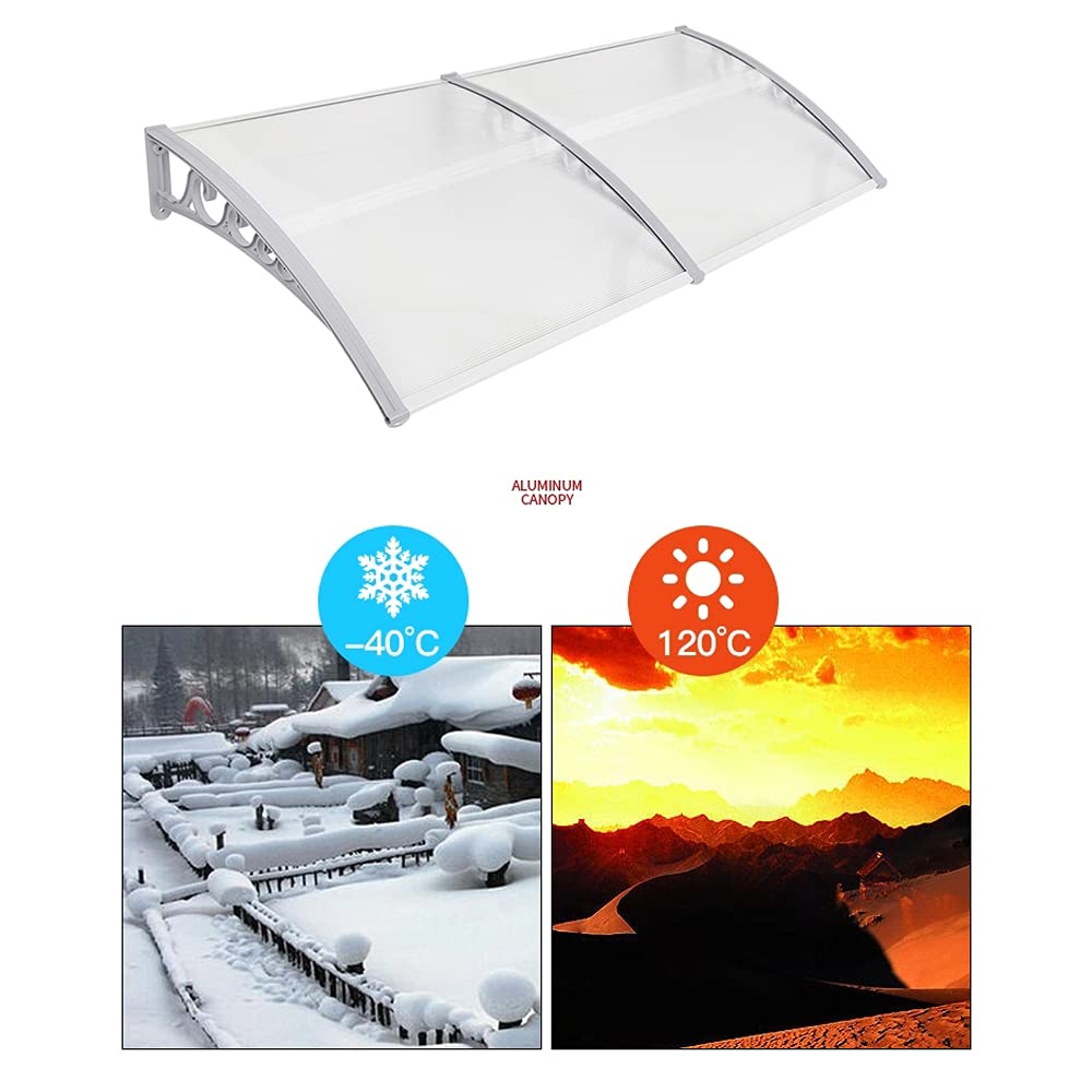 Jeffergarden Auvent De Porte D'entrée Toit Marquise En Porte Résistante