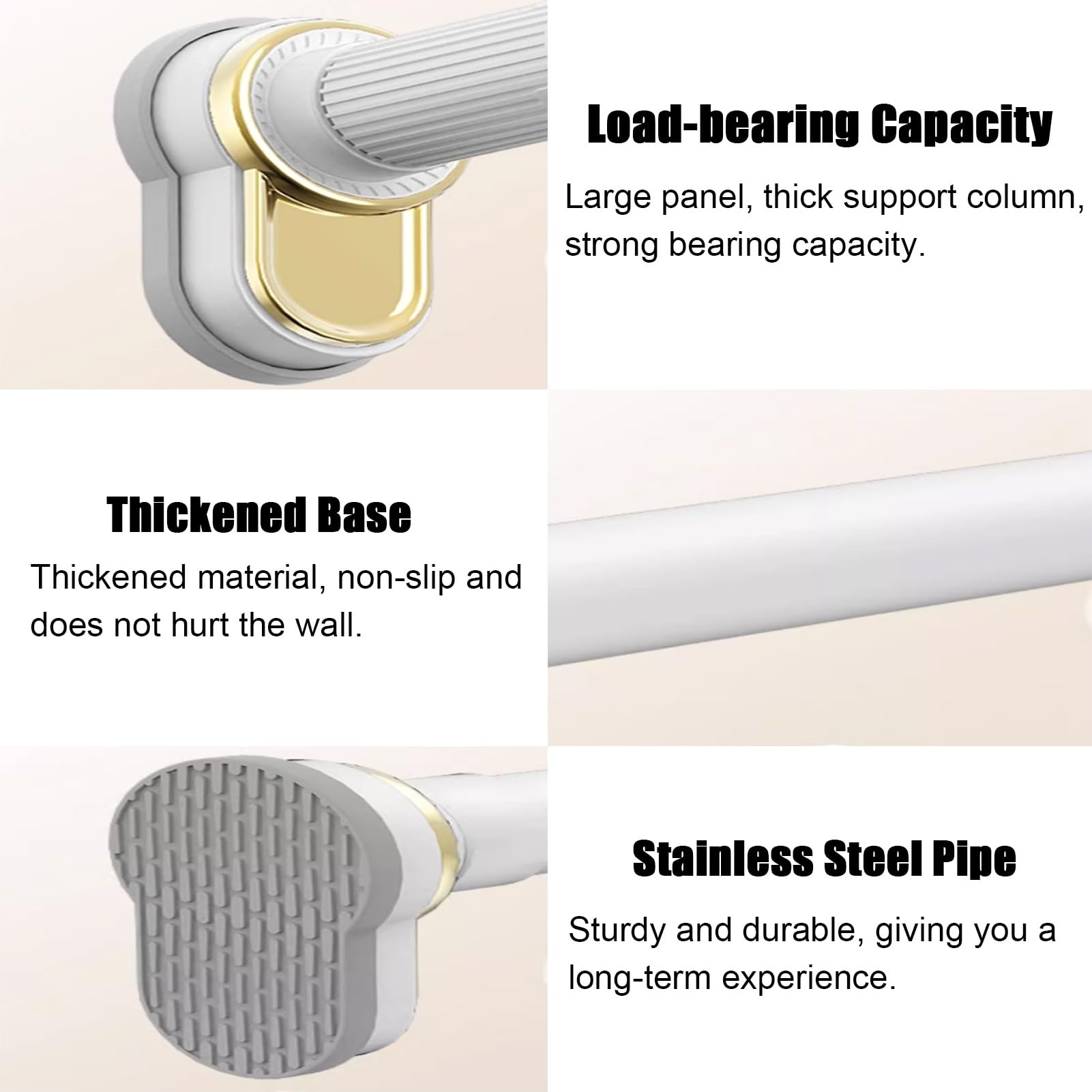 Tringle extensible pour penderie et buanderie, tringle de rangement amovible en métal pour vêtements