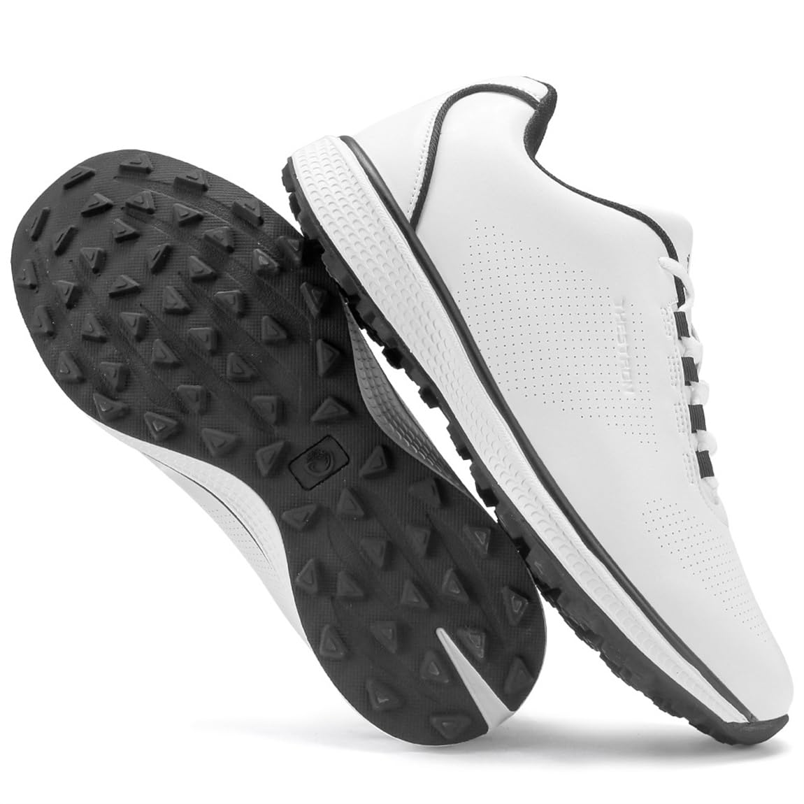 Zapatos De Golf para Mujer Cuero Sin Clavos Zapatillas Deportivas De Golf Ligeras Impermeables Elegantes Entrenadores De Golf