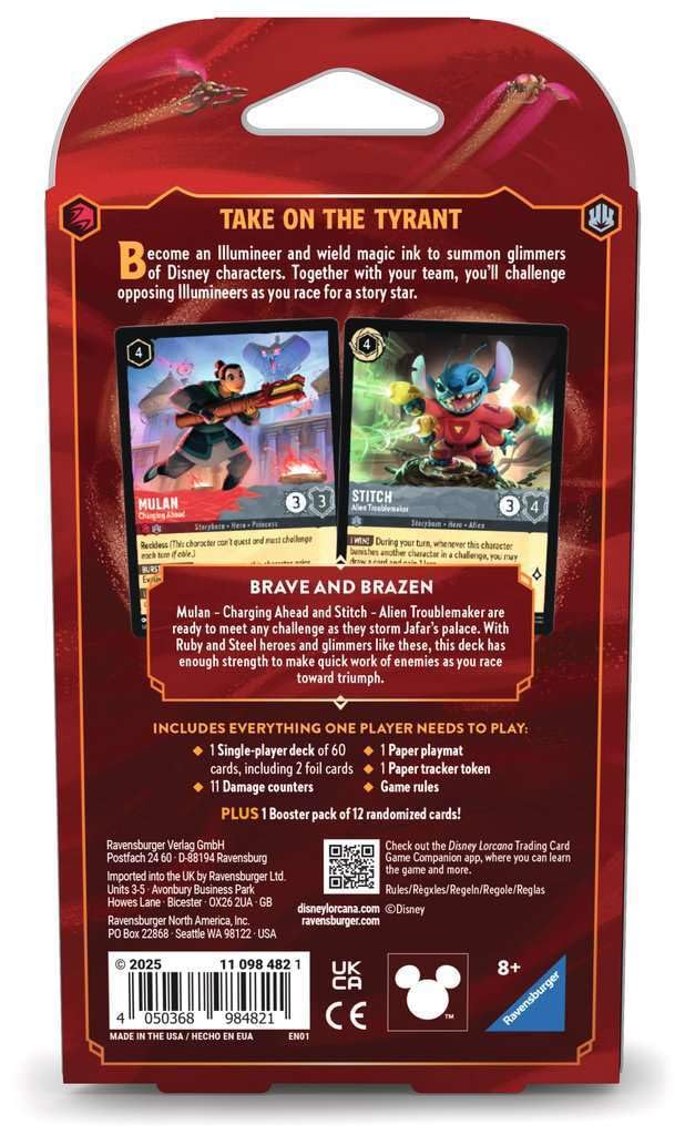 lorcana reign of jafar starter deck Amazon.com: Ravensburger Disney Lorcana TCG: Reign of Jafar Booster Pack  Display | 24 Packs with 12 Trading Cards Each | Ideal for Collectors &  Disney Fans