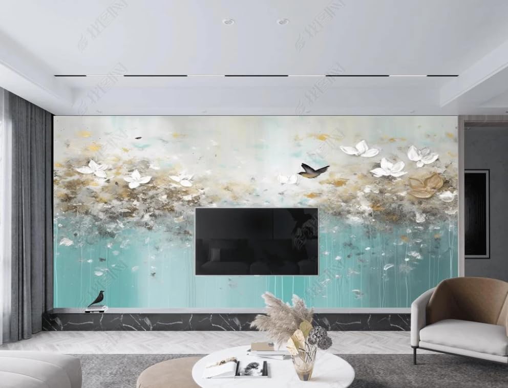 Papier Peint Intissé Abstraite Papillon Poster Geant Mural Salon 200x140
