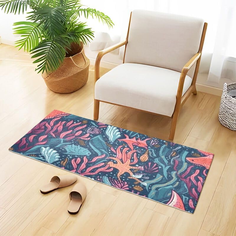 Miniatura 2 de Tapete antideslizante súper absorbente para puerta de entrada de puerta, baño y dormitorio, 39 x 20 pulgadas