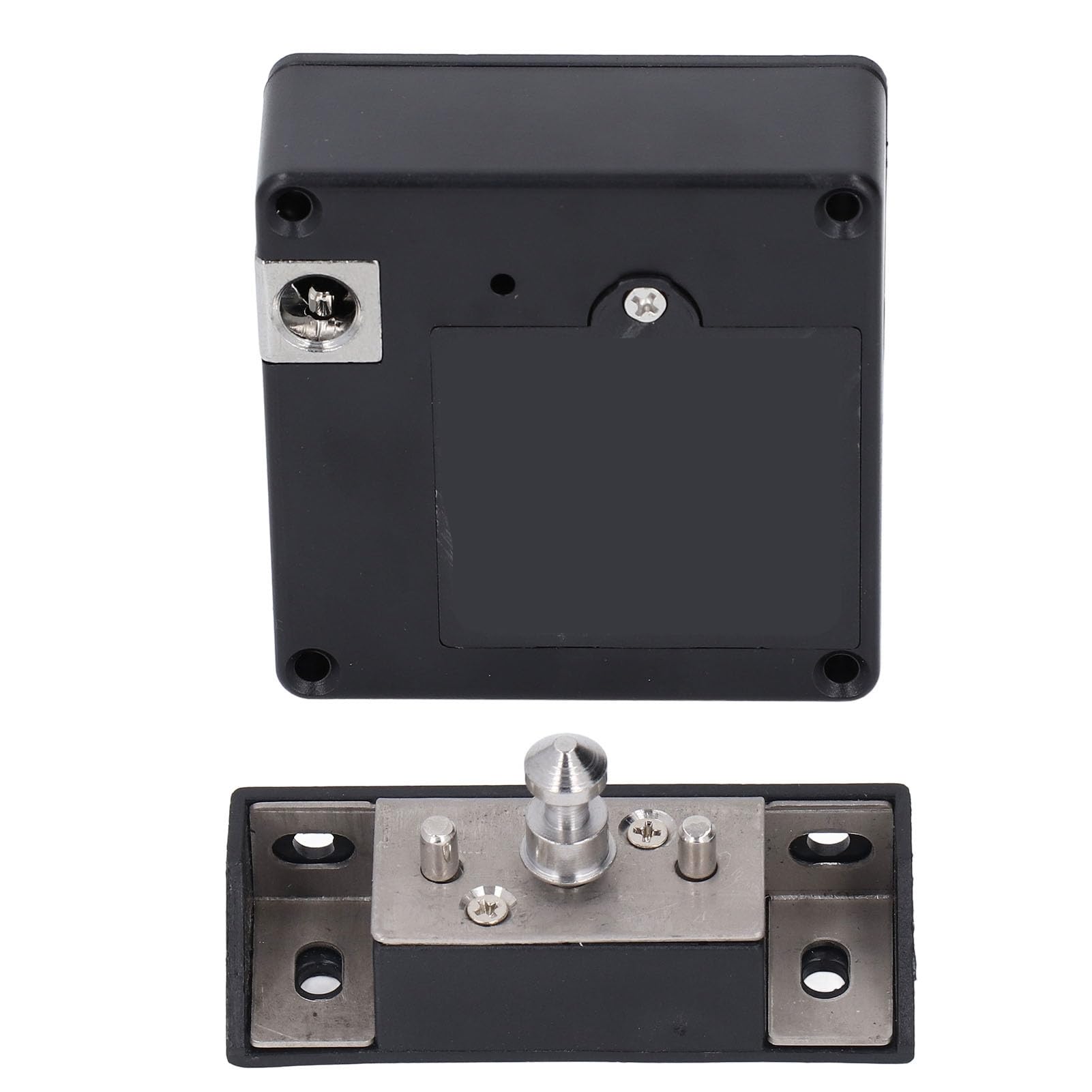 Jelquix Cabinet Lock, Electronic Programmable Safety Lock NFC Card Key DIY for Wardrobe Shoe Cabinet Locker with Metal Latch Low Battery Alert