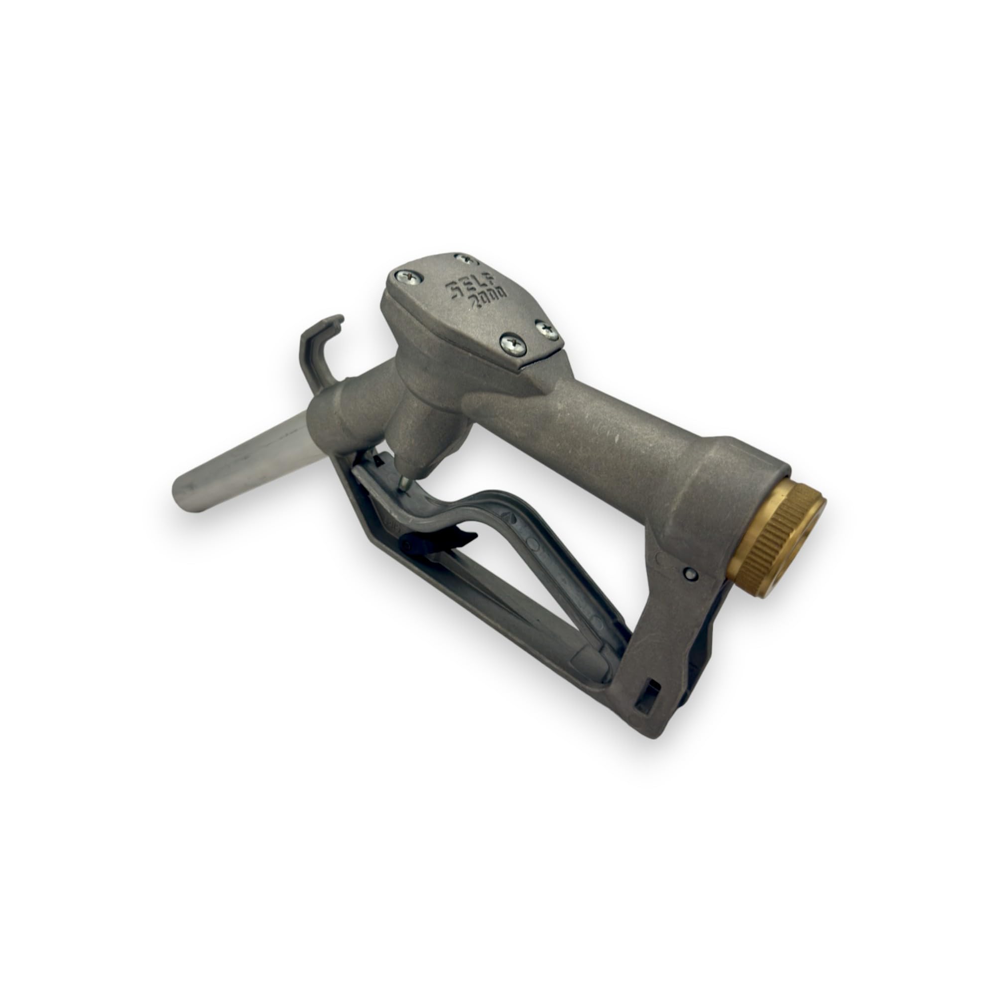 PIUSI Buse manuelle pour diesel, biodiesel et huile avec un débit pouvant aller jusqu'à 120 litres/minute, raccord 3/4" BSP, diamètre du bec de sortie 25 mm | Self 2000 00064900A | Pistolet manuel diesel et huile - Débit 120 l/min - Raccords 3/4" BSP - Pi