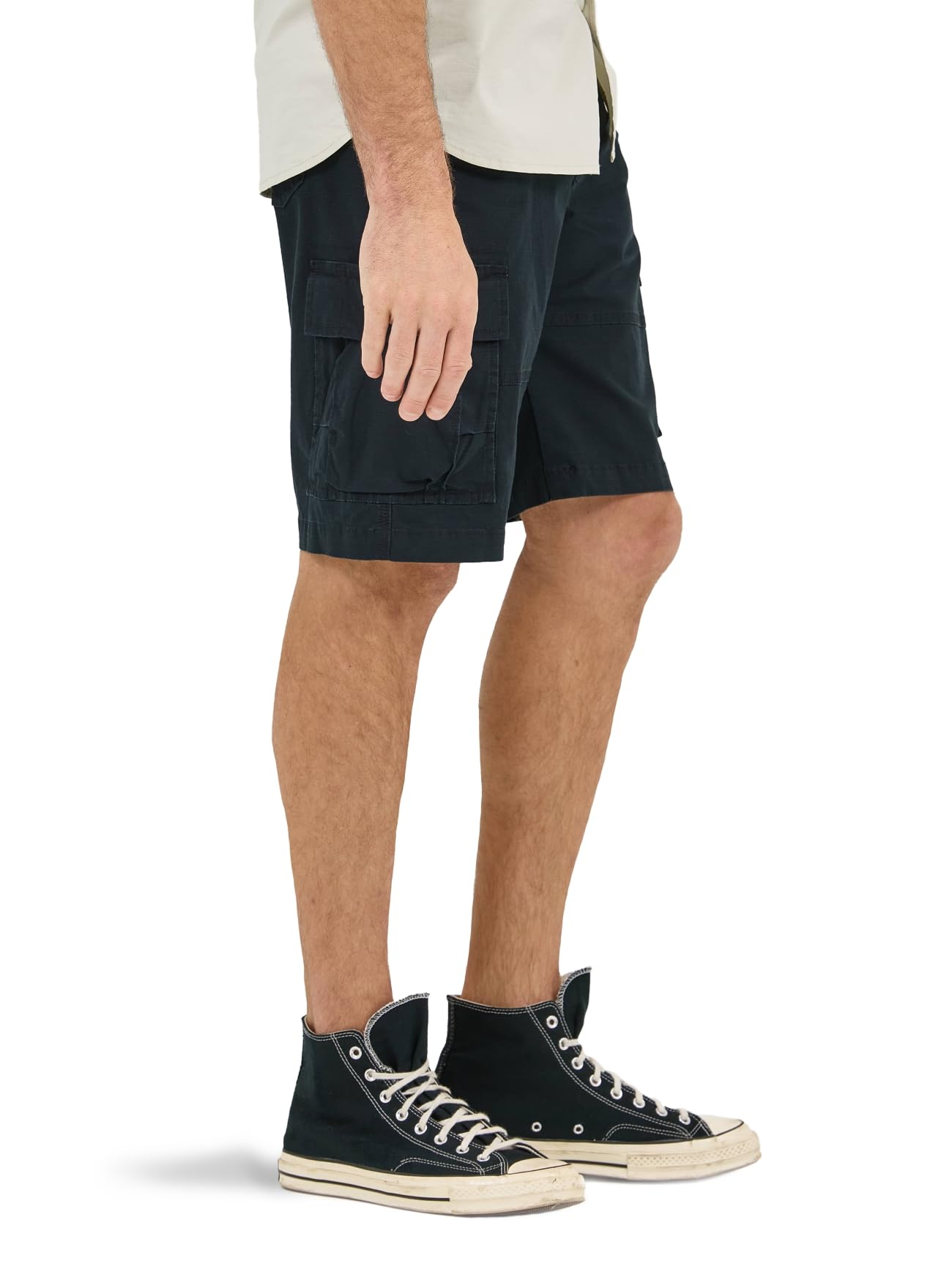 Lee Extreme Motion Carolina Cargo-Shorts für Herren, Schwarzer Ripstop, 49 – Ansicht 2
