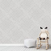 Wall Mural Geometric Pattern Removable Self-Adhesive Wallpaper Wall Decoration for Bedroom Living Room - 66x96 inches