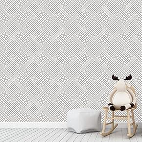 signwin Wall Mural Geometric Pattern Removable Self-Adhesive Wallpaper...