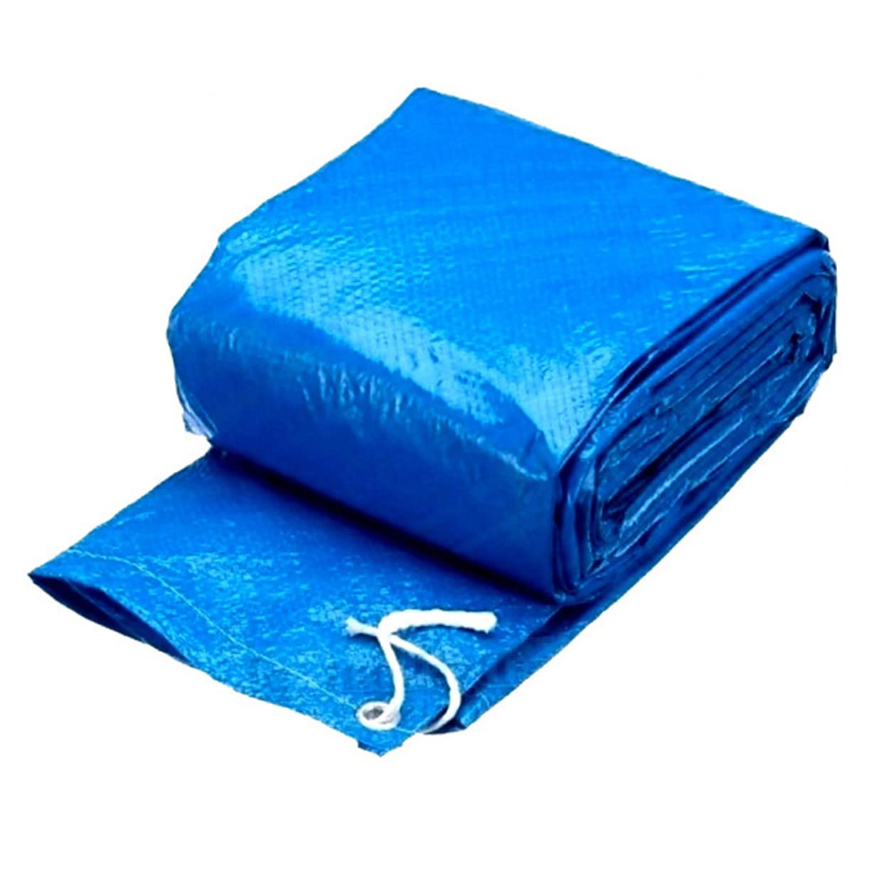 Kisangel Piscine PE Usage Cadre au à Gonflables pour Sol Piscines Bâche de Imperméable, Antidérapante Pliable, Bleu
