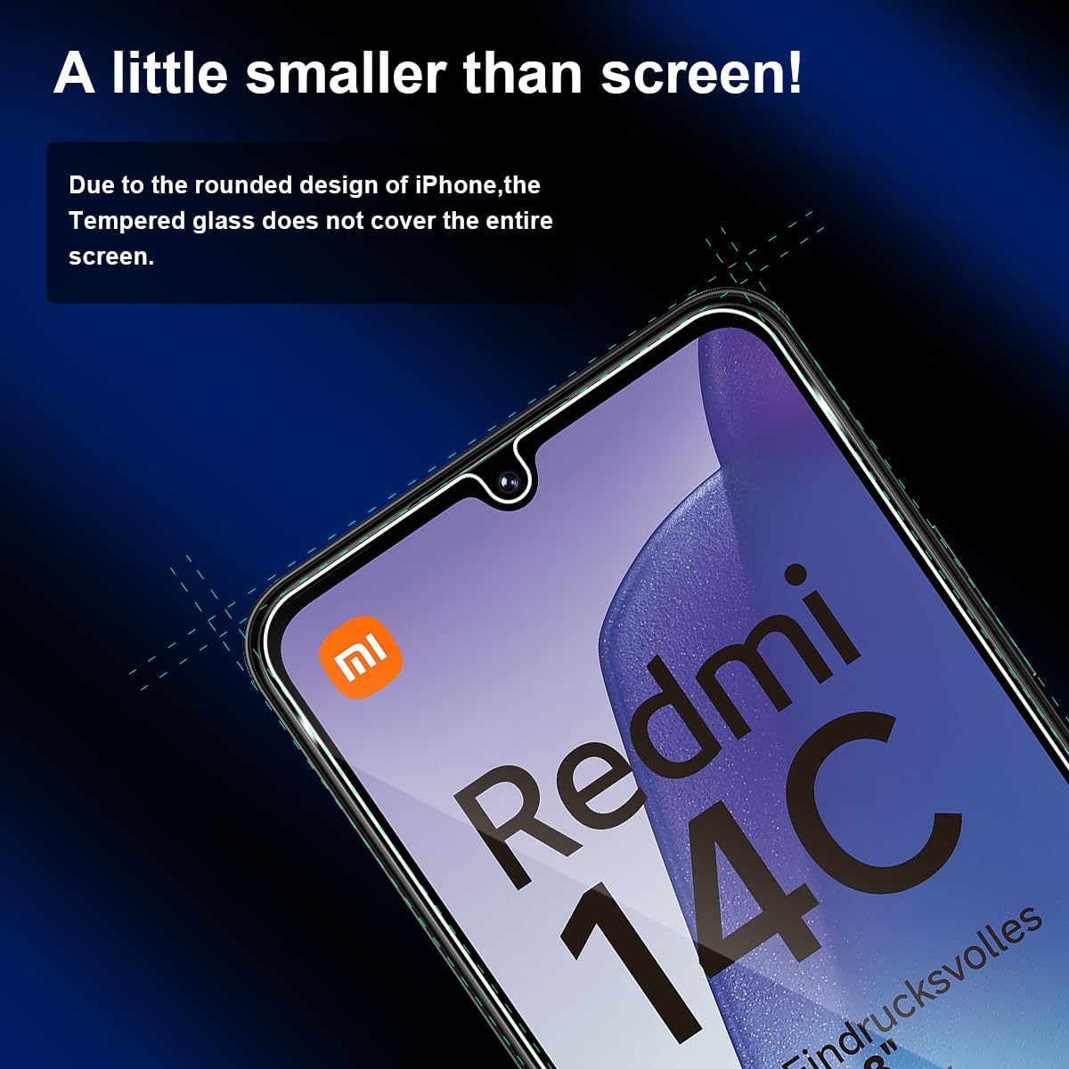 Lutree Vetro Temperato Privacy Per Xiaomi Redmi 14C 4G / Poco C75 – Kit 4 Pezzi (2 Schermo + 2 Fotocamera) 9H