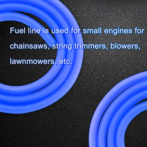 0.2''X78''(5Mm X 2M) Universal Fuel Vent Line Hose Petrol Gas Oil Tube Pipe Repleacment For Atv Dirt Bike Go Kart Moped Pocket Bike Blue #TOP2