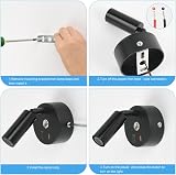 AOOTE Led Lampes Camping-car,2PCS Lampe 12V LED Caravane avec 3 Températures de Couleur,12V Lampe de Lecture Lit, Variateur Tactile, Lampes Camping-car avec Chargeur USB et Type-C(Noir) - 4