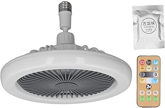 Ventilador de Teto Com Controle Remoto de Luzes, Ventiladores de Teto Fechados 6500K 30W Com Tablet de Aromaterapia, Iluminação LED Regulável, Ventiladores de Teto de Perfil