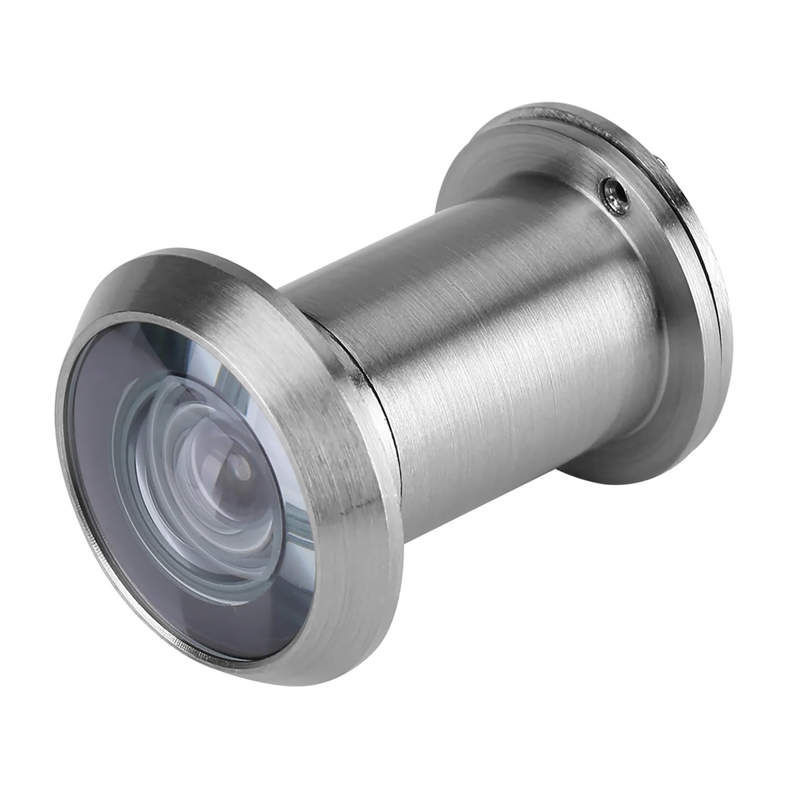 Gwyzax Silver Peep Holes For Door 4Pcs Zk20 Home Security Optical Glass 220 Degree Wide Angle Door Scope Viewer(Silver)