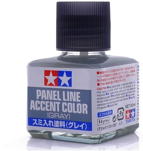 Tamiya America Inc Panel Line Accent Color 40ml Grey TAM87133