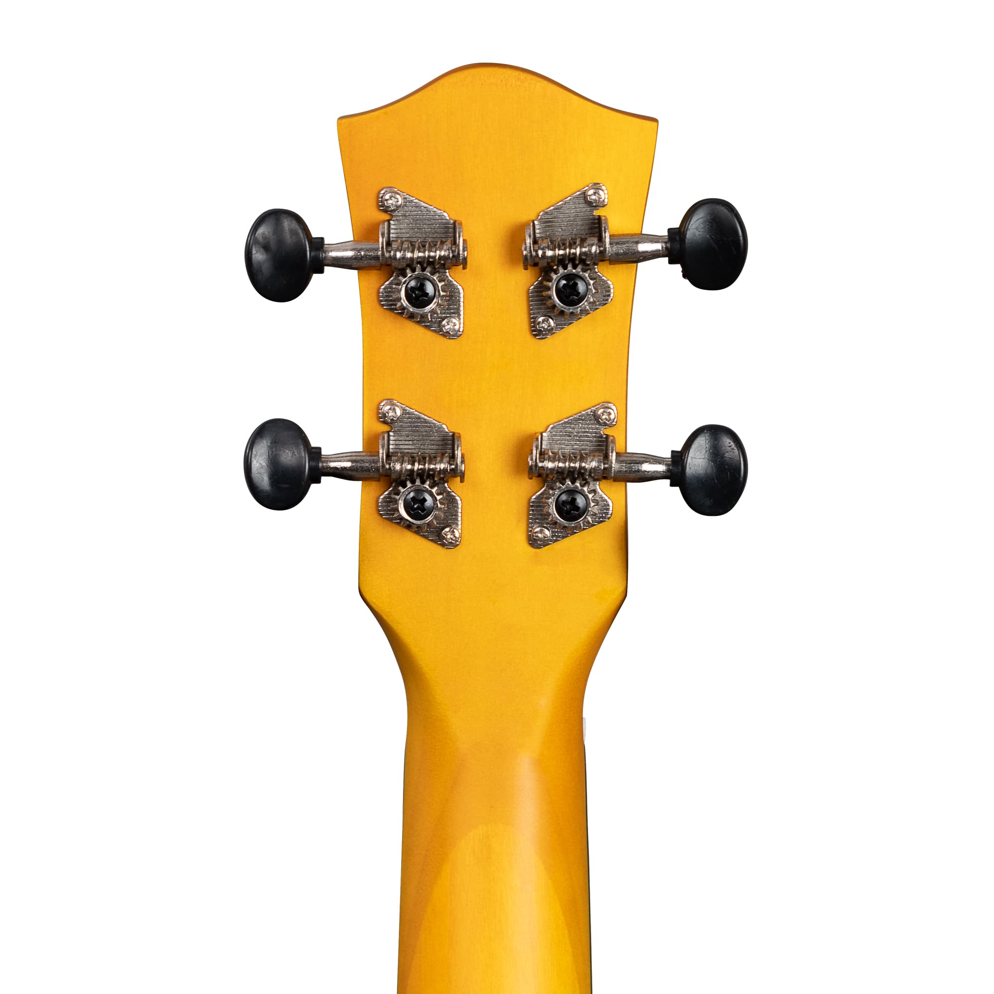 Ukulélé de concert en tilleul jaune (avec étui, 3 médiators, livre, accordeur)