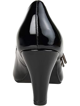 Womens black dress shoes wide width Clearance