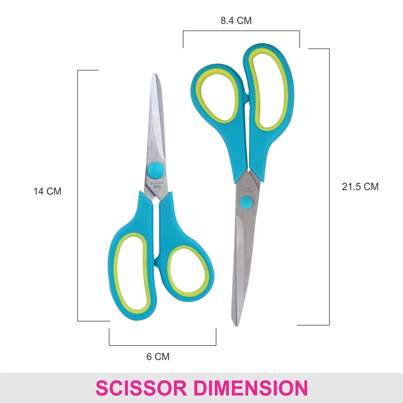 Vega Scissor Set (Color May Vary) And Vega Large Nail Clipper, Black 1
