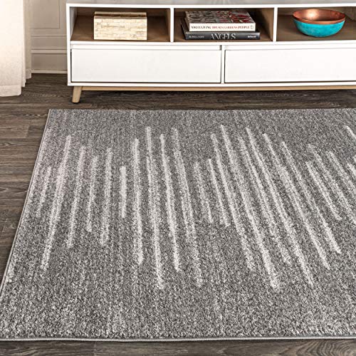 Tapete decorativo gris y crema 304x236 cm miniatura 3