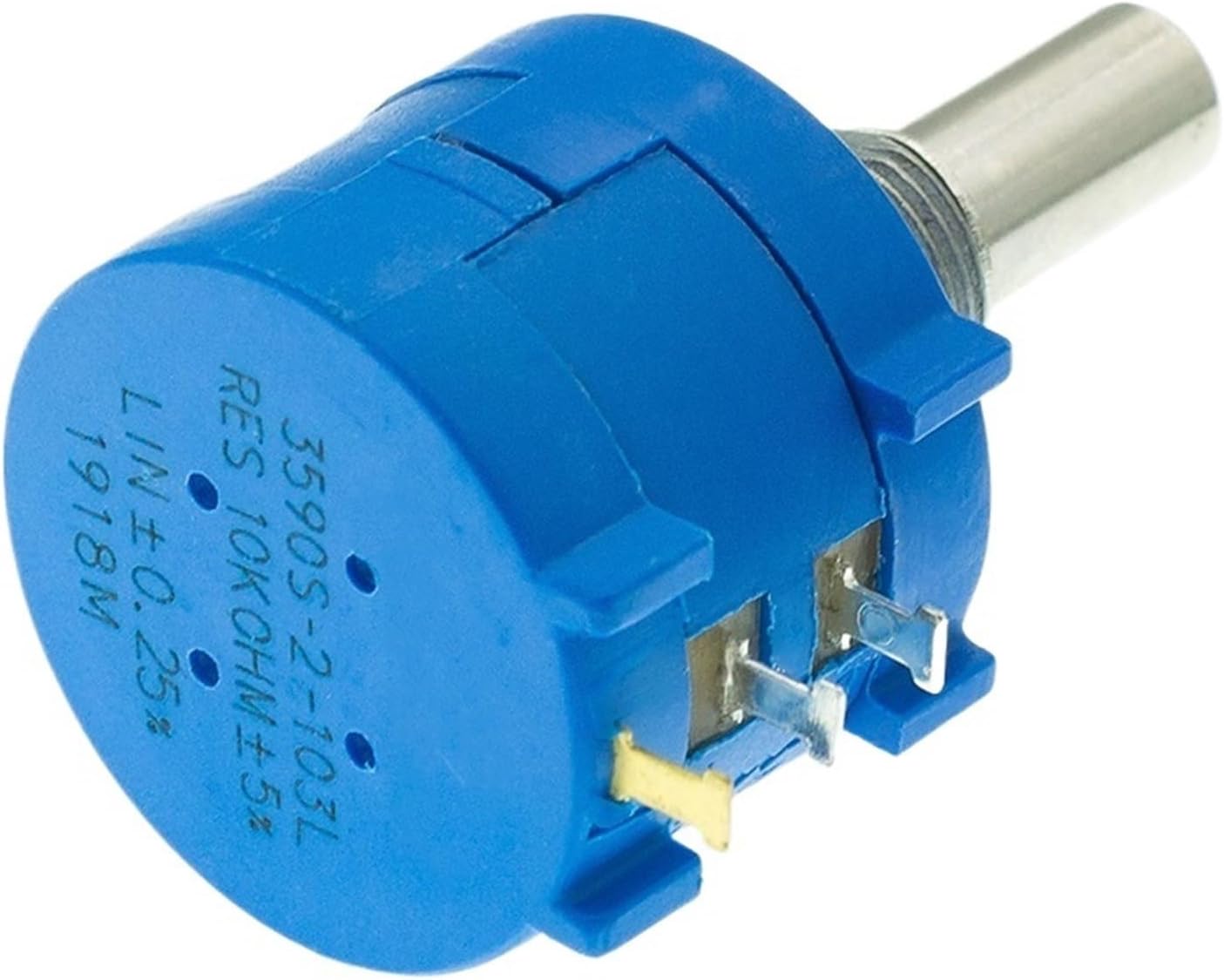 10pcs 3590S-2-103L 3590S 10K ohm Precision Multiturn Potentiometer 10 Ring Adjustable Resistor + Turns Counting Dial Rotary Knob(20K Ohm)