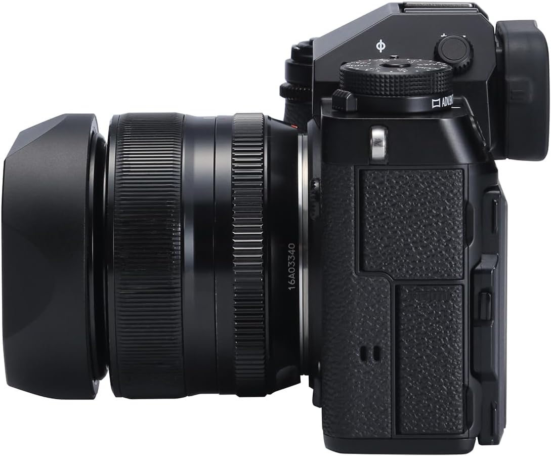 Metal Square Lens Hood with Cover Suitable for Fujifilm Fujinon XF 35mm F1.4 R、18mm F2 R、 60mm F2.4 R Camera Accessories