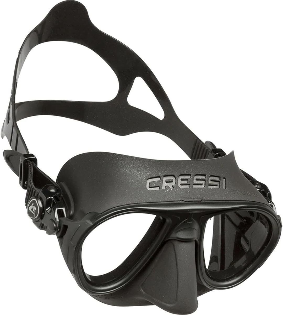 Cressi Calibro Mask and Corsica Snorkel Kit - Black - Image 2