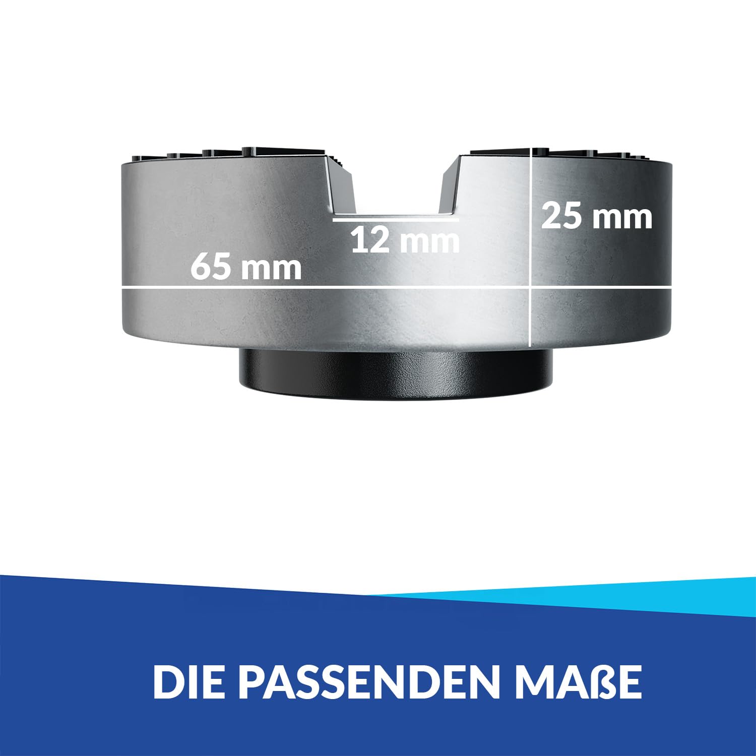 NTG HYDRAULISCHER WAGENHEBER 2T – TÜV-zertifizierter Flacher Rangierwagenheber für PKW & tiefergelegte Fahrzeuge – 85–375 mm Hubhöhe – Wagenheber Hydraulisch mit 2.000 kg Tragkraft und Gummiauflage