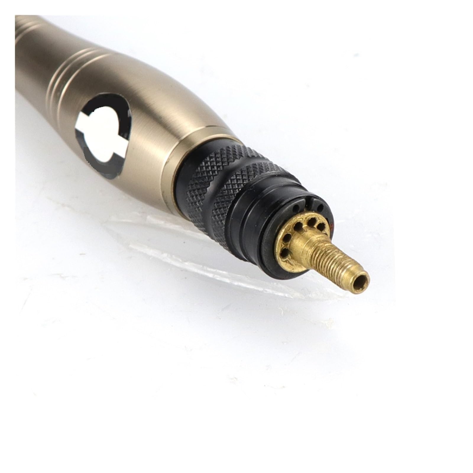 Kit de amoladora de aire comprimido Micro Máquina de corte y pulido de archivos alternativos neumática de archivo de aire ultrasónico con tubo silenciador a prueba de golpes