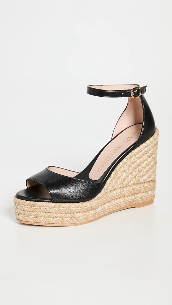 Stuart Weitzman Womens Nudistcurve Espadrille Wedge Black 10.5 B by Stuart Weitzman - Image 3