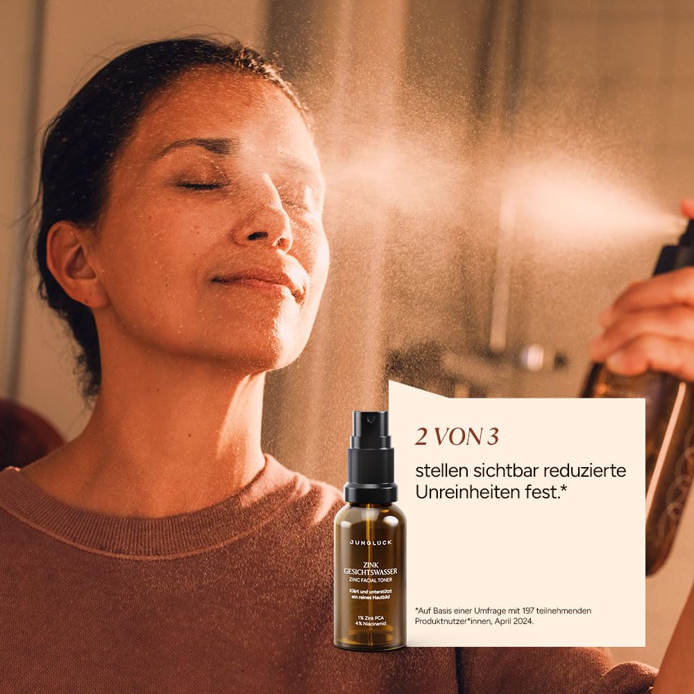 JUNGLÜCK Kennenlern Set Bestseller | Skincare Geschenkset für strahlende Haut – Reinigungsgel, Zink Gesichtswasser, 4 Seren & Hyaluron Creme