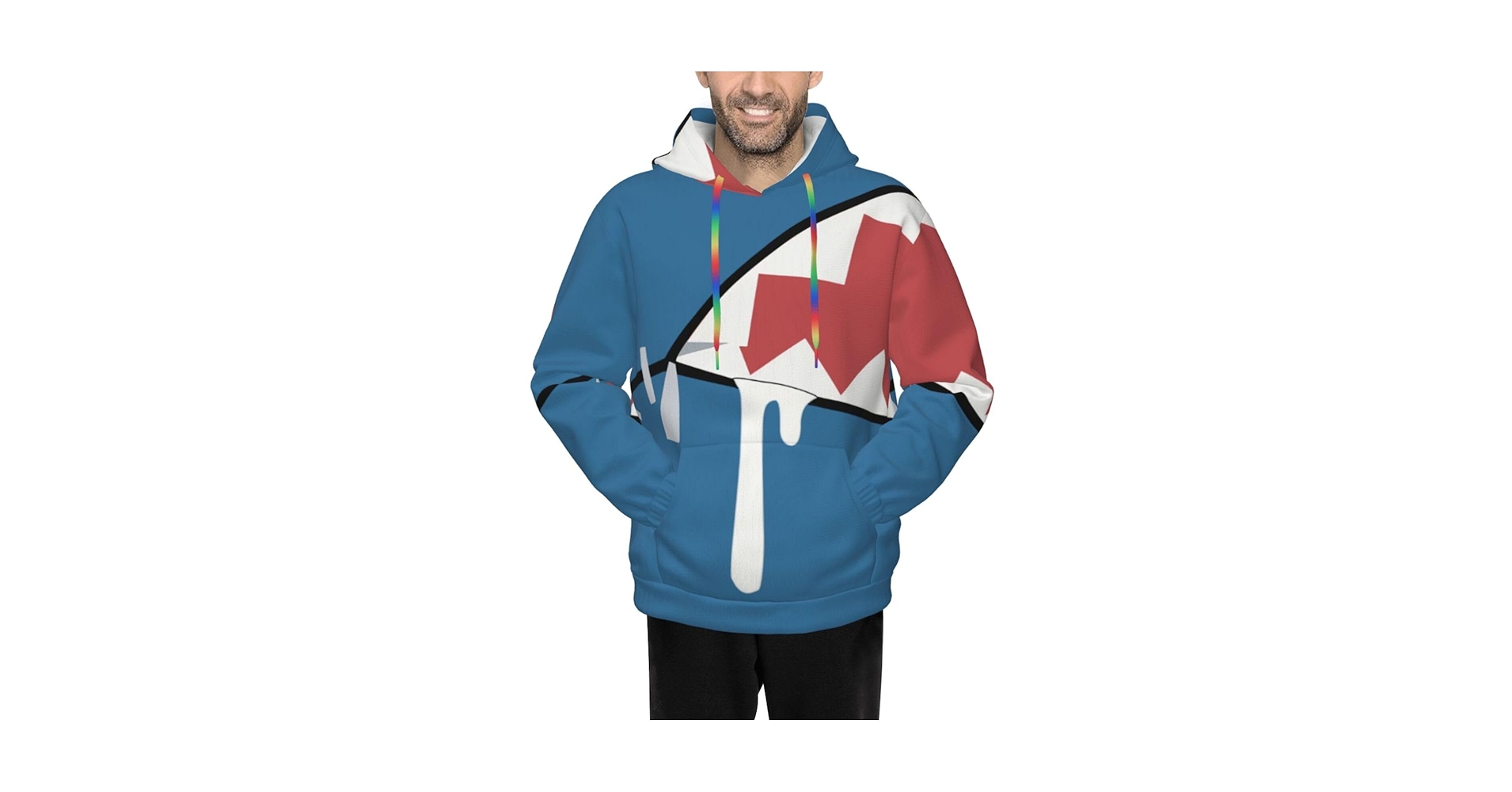 RREFXCDFGRF Gawr Music Gura Hoodie Men's Hooded Sweatshirt