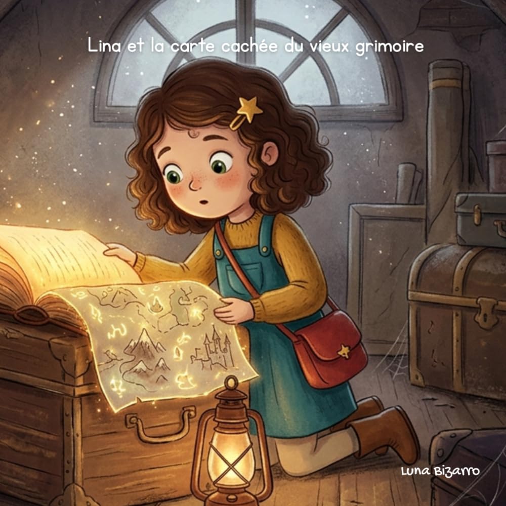 Lina et la carte cachée du vieux grimoire