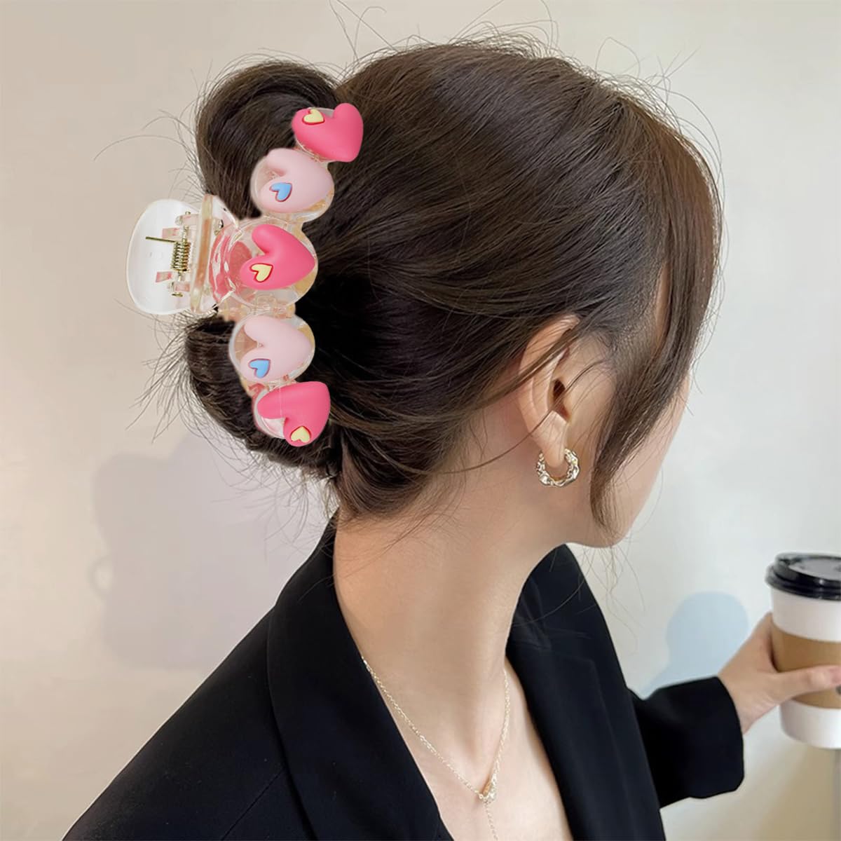 Heart ❤️ hair clip Valentine main image 3