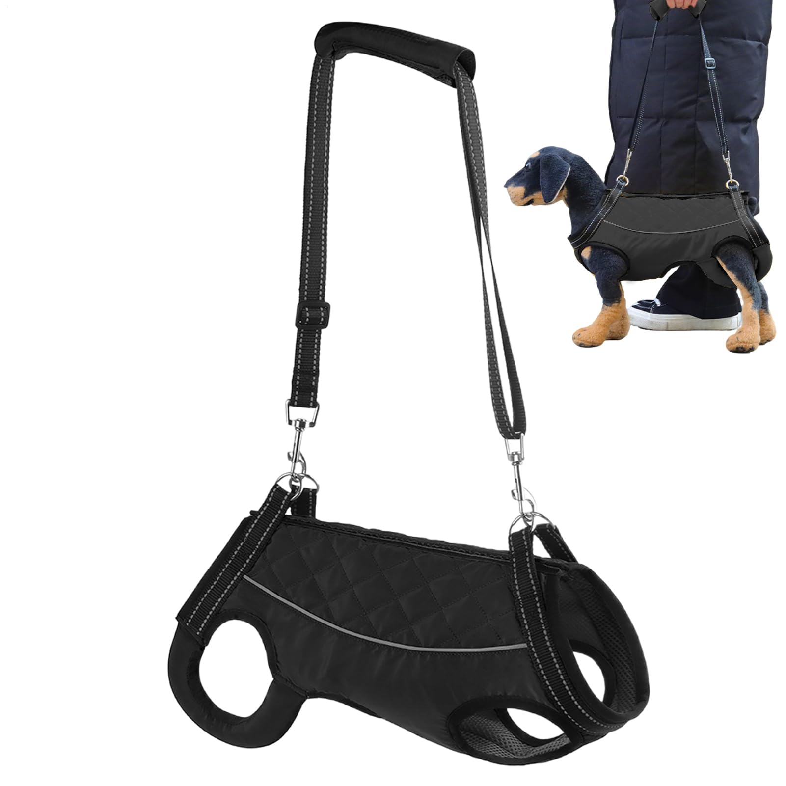 Harnais de mobilité pour chien gilet de voyage rééducation réfléchissant
