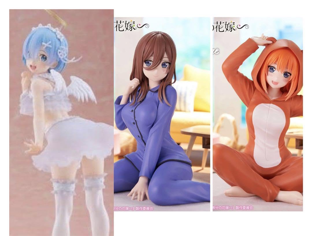 Amazon | リゼロ 五等分の花嫁 レム フィギュア セット | フィギュア 